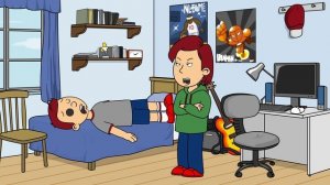 Classic Caillou gets assaulted