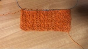 Классный узор спицами для  многих изделий