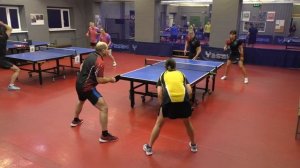 отбор Песин/Вольская (882) - Веселов/Гребенкина (843) настольный теннис Парный турнир 16.11 СПб