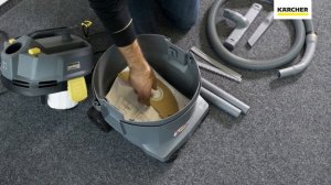 Распаковка профессионального пылесоса сухой и влажной уборки NT 22/1 Ap L