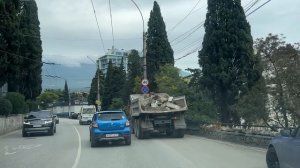 Ялта. От ост.Партизанская-Кирова,Садовая, К.Маркса,Московская до Игнатенко ул. 24.10.25.Крым. Crimea