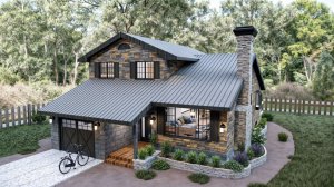 Роскошный дом на холме в стиле рустик! 🌄 Современный комфорт в гармонии с природой