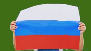 Девочка с флагом