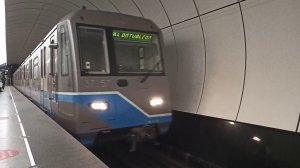 Метро Москвы красивая подборка станций и поездов Московского транспорта