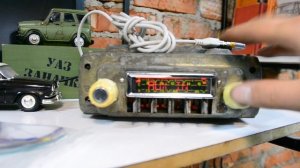 Радио ГАЗ 21 + bluetooth, usb, aux