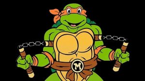 «Черепашки-ниндзя: Месть,проходим игру персонажем   Микеланджело