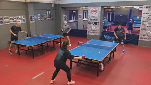 Гусев А. (609) - Нельсон Д. (649)  Малиновый 400+ турнир по настольному  теннису 11.11