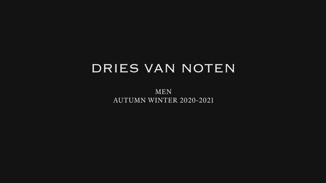 Показ мужской коллекции Dries Van Noten 111 осень-зима 2020-2021