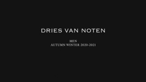 Показ мужской коллекции Dries Van Noten 111 осень-зима 2020-2021
