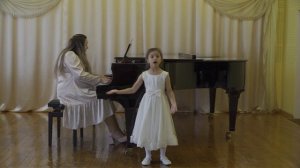 Саночкина Радана. Украинская народная песня в обр. М. Красева «Веселые гуси»