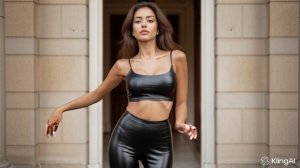 Очень гибкая девка, танец живота раком