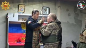 Апти Алаудинов "АХМАТ". Отец Сергий посетил бойцов группы "Шрама"