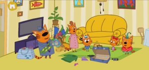 Три Кота Мультфильм Путешествия котят