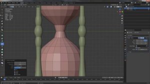 Песочные часы - моделирование в Блендере.