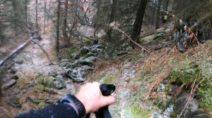 Дождь в горах, пришлось изменить маршрут