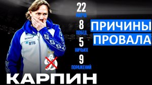 Почему Карпин провалился в "Динамо"?