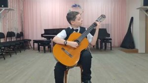 Анисимов Алексей, А. Росси, "Легкомысленный танец". МБУДО ДШИ Краснозерского района