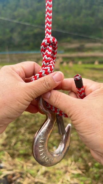 "Бычий" узел для крюка, #лайфхак @71370476321