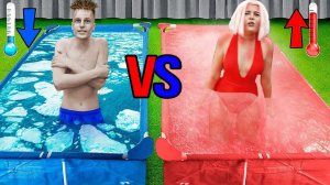 Никогда не залазь в ХОЛОДНЫЙ и ГОРЯЧИЙ бассейн!