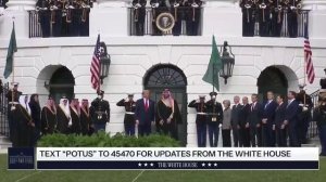 Дональд Трамп приветствует наследного принца Саудовской Аравии Мухаммеда бен Салмана в Белом доме