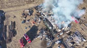 Частная ферма сгорела в Усть-Абаканском районе Хакасии