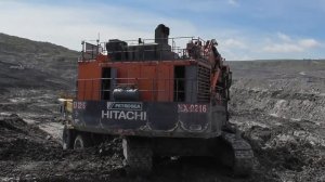 📹 Мне нравится эта машина - экскаватор Hitachi EX2600 , загружающий вскрышные породы
