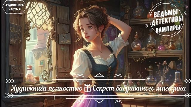 🎧АУДИОКНИГА ПОЛНОСТЬЮ 🎁 Секрет бабушкиного магазина 😄Юмористическое фэнтези ✨ ЧАСТЬ 2 смотреть онлайн