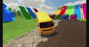 ПЕРЕВОЗКА МИНИ АВТОБУСА НА АВТОВОЗЕ. МУЛЬТФИЛЬМЫ С МАШИНКАМИ ДЛЯ МАЛЫШЕЙ.