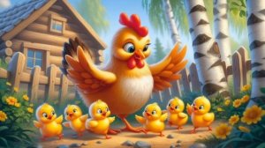 Курочка и цыплятки