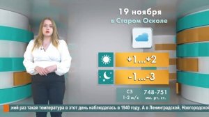 Погода в Старом Осколе на 19 ноября
