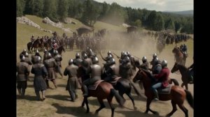 Властелин Колец и 13 воин. Средневековое сражение начинается