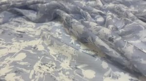 ТД НеваТкани. Артикул Ф-2814-2-2 Тенсель принт полупрозрачный