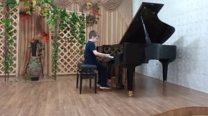 Курилов Мирон, преп. Андреева Т. М. Черни К. Этюд соч. 599 №19.mp4