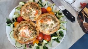 Закуска горячая или сытный ужин на праздничный стол.