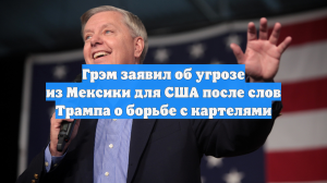 Грэм заявил об угрозе из Мексики для США после слов Трампа о борьбе с картелями