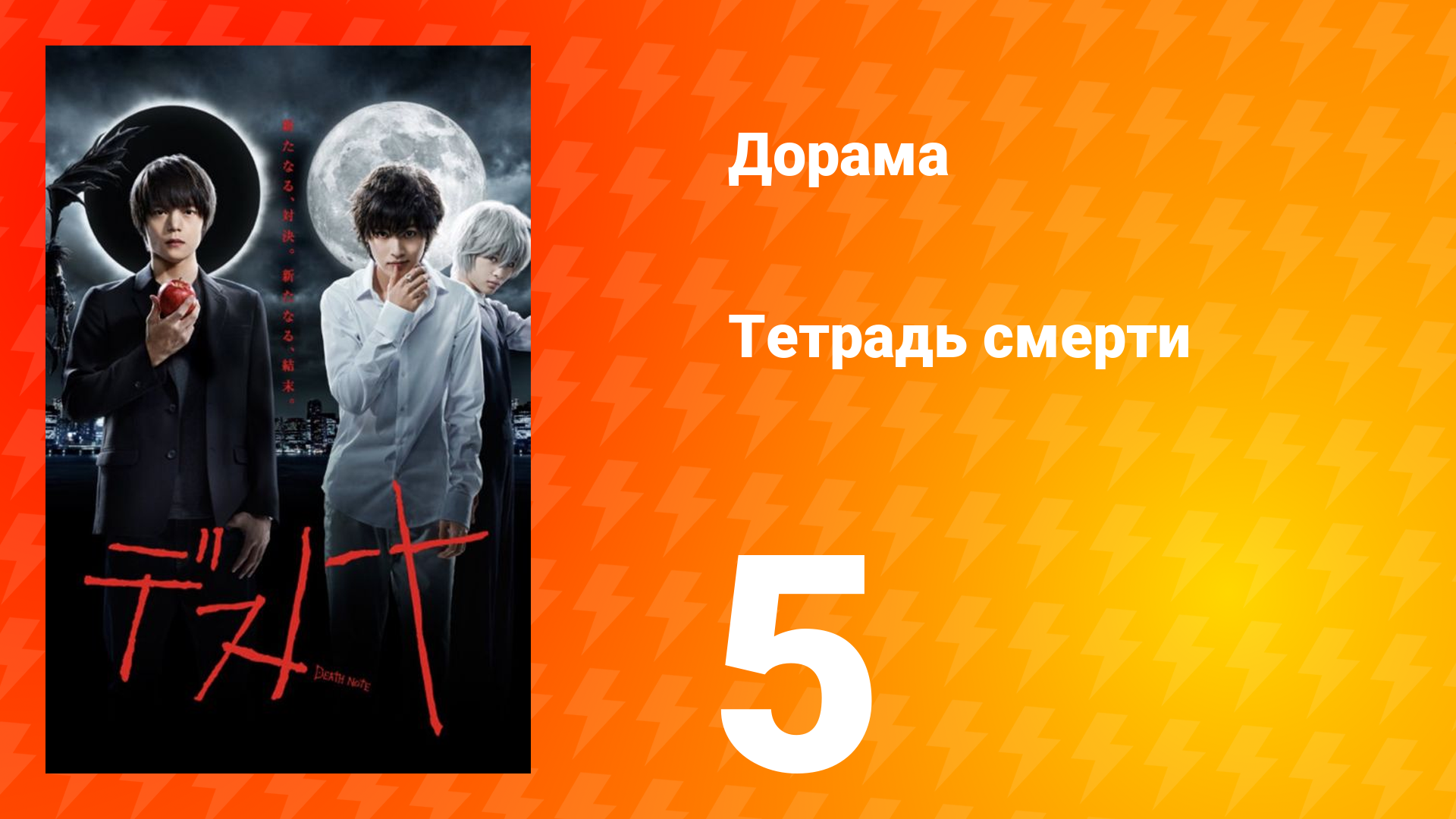Тетрадь смерти 1 сезон 5 серия