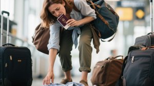 Россиянку не пустили на контроль в Турции из-за того, что держала паспорт во рту