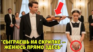 «Сыграй на скрипке — и я ЖЕНЮСЬ на тебе!» — усмехнулся миллионер, но ФИНАЛ заставил всех замолчать
