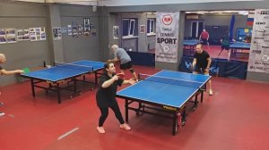 Звергздин А. (670) - Нельсон Д. (649)  Малиновый 400+ турнир по настольному  теннису 11.11