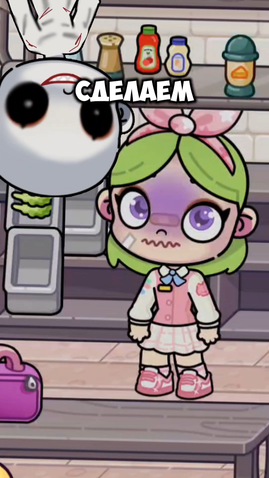 Устроилась в шаурмечную Аватар Ворлд! I work at Avatar World! 🥙 #лавиния #avatarworld #аватарворлд