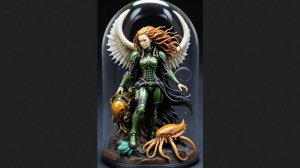 Янтарно-демантоидные фигурки Доктора Мавро 4