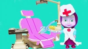 Маша И медведь! Маша Стала Дантистом! Детская Игра! Маша Доктор!