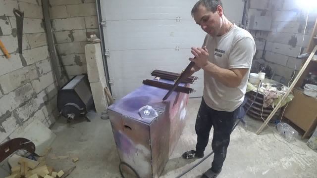 Покраска кресла качалки. смотреть онлайн