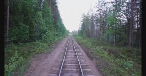 Экстремальная поездка по УЖД, поход на таёжное озеро. Поймали щук и больших окуней.