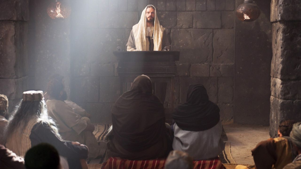 Проповедь Иисуса Христа в Назаретской синагоге/Первая проповедь Христа в синагоге Назарета/Библия смотреть онлайн