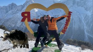 Домбай 2025. Горные лыжи ⛷️ https://t.me/shilopopovi