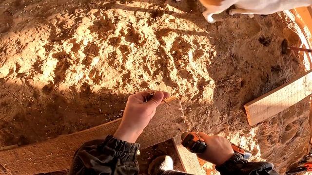 Мелкий помогает ! Загон готов ! ХУТОР В ЛЕСУ №887 смотреть онлайн