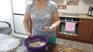 Приготовила ужин! Испекла хлебушек👍