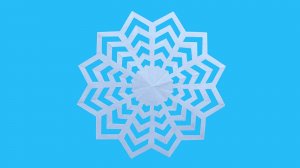 Как сделать снежинку из бумаги. Легкий способ как сделать снежинку. Новогодняя поделка