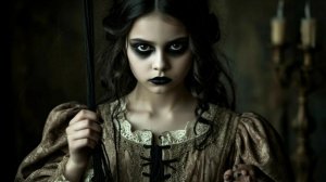 «Девочка с чёрной ниткой 2025 — она реально существует (страшные истории)»